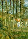 Camille Pissarro Wall Art - La Cote des Boeufs the Hermitage